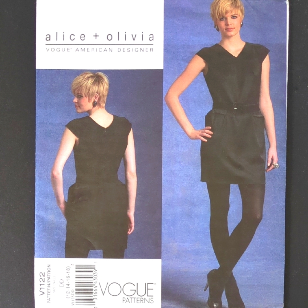 Vogue V1122 Sewing Pattern Alice + Olivia Cocktail Dress